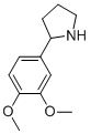 2-(3,4-Dimethoxy-phenyl)-pyrrolidineStructure,367281-00-3Structure 2-(3,4-Dimethoxy-phenyl)-pyrrolidine Structure,367281-00-3Structure