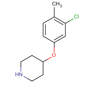 4-(3-Chloro-4-methylphenoxy)piperidineStructure,367501-26-6Structure 4-(3-Chloro-4-methylphenoxy)piperidine Structure,367501-26-6Structure