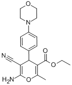 Ethyl 6-amino-5-cyano-2-methyl-4-(4-morpholinophenyl)-4h-pyran-3-carboxylateStructure,368870-01-3Structure Ethyl 6-amino-5-cyano-2-methyl-4-(4-morpholinophenyl)-4h-pyran-3-carboxylate Structure,368870-01-3Structure