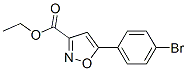 5-(4-Bromo-phenyl)-isoxazole-3-carboxylic acid ethyl esterStructure,370855-64-4Structure 5-(4-Bromo-phenyl)-isoxazole-3-carboxylic acid ethyl ester Structure,370855-64-4Structure