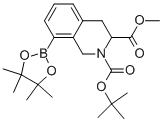2,3(1H)-isoquinolinedicarboxylic acid,3,4-dihydro-8-(4,4,5,5-tetramethyl-1,3,2-dioxaborolan-2-yl)-,2-(1,1-dimethylethyl) 3-methyl esterStructure,370881-69-9Structure 2,3(1H)-isoquinolinedicarboxylic acid,3,4-dihydro-8-(4,4,5,5-tetramethyl-1,3,2-dioxaborolan-2-yl)-,2-(1,1-dimethylethyl) 3-methyl ester Structure,370881-69-9Structure