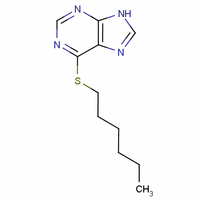 6-(Hexylthio)-1h-purineStructure,37109-78-7Structure 6-(Hexylthio)-1h-purine Structure,37109-78-7Structure