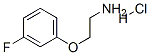 2-(3-氟苯氧基)-1-乙胺(鹽酸鹽)結(jié)構(gòu)式_372183-68-1結(jié)構(gòu)式