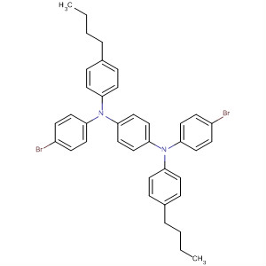 N1,n4-bis(4-bromophenyl)-n1,n4-bis(4-butylphenyl)benzene-1,4-diamineStructure,372200-89-0Structure N1,n4-bis(4-bromophenyl)-n1,n4-bis(4-butylphenyl)benzene-1,4-diamine Structure,372200-89-0Structure