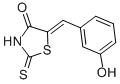 (5E)-5-(3-Hydroxybenzylidene)-2-mercapto-1,3-thiazol-4(5H)-oneStructure,37530-35-1Structure (5E)-5-(3-Hydroxybenzylidene)-2-mercapto-1,3-thiazol-4(5H)-one Structure,37530-35-1Structure
