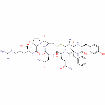 Cys-tyr-phe-gln-asn-cys-pro-argStructure,37552-33-3Structure Cys-tyr-phe-gln-asn-cys-pro-arg Structure,37552-33-3Structure