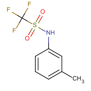 Methanesulfonamide, 1,1,1-trifluoro-n-(3-methylphenyl)-Structure,37595-72-5Structure Methanesulfonamide, 1,1,1-trifluoro-n-(3-methylphenyl)- Structure,37595-72-5Structure
