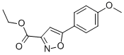 5-(4-Methoxy-phenyl)-isoxazole-3-carboxylic a cid ethyl esterStructure,376623-69-7Structure 5-(4-Methoxy-phenyl)-isoxazole-3-carboxylic a cid ethyl ester Structure,376623-69-7Structure