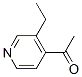 1-(3-Ethylpyridin-4-yl)ethanoneStructure,37978-19-1Structure 1-(3-Ethylpyridin-4-yl)ethanone Structure,37978-19-1Structure
