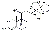 9-Fluoro-11beta-hydroxy-17,20:20,21-bis(methylenedioxy)-pregna-1,4-dien-3-oneStructure,3800-34-8Structure 9-Fluoro-11beta-hydroxy-17,20:20,21-bis(methylenedioxy)-pregna-1,4-dien-3-one Structure,3800-34-8Structure