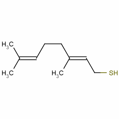 3,7-Dimethylocta-2,6-diene-1-thiolStructure,38237-00-2Structure 3,7-Dimethylocta-2,6-diene-1-thiol Structure,38237-00-2Structure