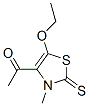 Ethanone,1-(5-ethoxy-2,3-dihydro-3-methyl-2-thioxo-4-thiazolyl)-(9ci)Structure,382611-21-4Structure Ethanone,1-(5-ethoxy-2,3-dihydro-3-methyl-2-thioxo-4-thiazolyl)-(9ci) Structure,382611-21-4Structure