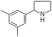 Pyrrolidine, 2-(3,5-dimethylphenyl)-Structure,383127-44-4Structure Pyrrolidine, 2-(3,5-dimethylphenyl)- Structure,383127-44-4Structure