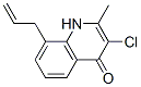 4(1H)-quinolinone,3-chloro-2-methyl-8-(2-propenyl)-(9ci)Structure,383877-33-6Structure 4(1H)-quinolinone,3-chloro-2-methyl-8-(2-propenyl)-(9ci) Structure,383877-33-6Structure