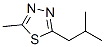 1,3,4-Thiadiazole, 2-methyl-5-(2-methylpropyl)-Structure,38391-24-1Structure 1,3,4-Thiadiazole, 2-methyl-5-(2-methylpropyl)- Structure,38391-24-1Structure