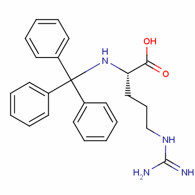 N2-三苯甲游基-l-精氨酸結(jié)構(gòu)式_38453-62-2結(jié)構(gòu)式
