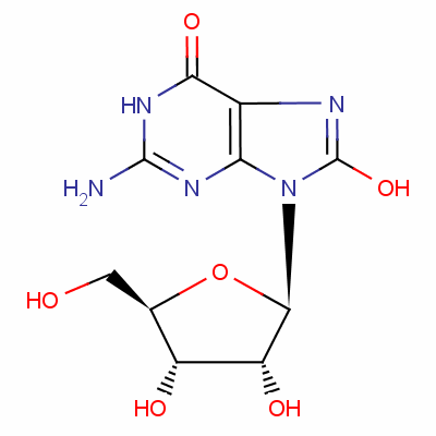 8-羥基鳥苷結(jié)構(gòu)式_3868-31-3結(jié)構(gòu)式