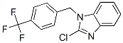 2-Chloro-1-(4-trifluoromethyl-benzyl)-1H-benzoimidazoleStructure,388574-65-0Structure 2-Chloro-1-(4-trifluoromethyl-benzyl)-1H-benzoimidazole Structure,388574-65-0Structure