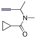 (9ci)-n-甲基-n-(1-甲基-2-丙炔)-環(huán)丙烷羧酰胺結(jié)構(gòu)式_39080-03-0結(jié)構(gòu)式