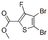 2-Thiophenecarboxylic acid, 4,5-dibromo-3-fluoro-, methyl esterStructure,395664-58-1Structure 2-Thiophenecarboxylic acid, 4,5-dibromo-3-fluoro-, methyl ester Structure,395664-58-1Structure