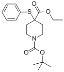 1-Tert-butyl 4-ethyl 4-(phenylthio)piperidine-1,4-dicarboxylateStructure,397264-09-4Structure 1-Tert-butyl 4-ethyl 4-(phenylthio)piperidine-1,4-dicarboxylate Structure,397264-09-4Structure