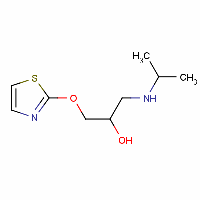 1-Isopropylamino-3-thiazol-2-yloxy-propan-2-olStructure,39832-48-9Structure 1-Isopropylamino-3-thiazol-2-yloxy-propan-2-ol Structure,39832-48-9Structure