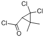 (9ci)-2,2-二氯-3,3-二甲基-環(huán)丙烷羰酰氯結(jié)構(gòu)式_39871-98-2結(jié)構(gòu)式