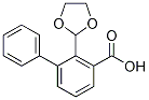 2’-(1,3-Dioxolan-2-yl)biphenyl-3-carboxylic acidStructure,400750-15-4Structure 2’-(1,3-Dioxolan-2-yl)biphenyl-3-carboxylic acid Structure,400750-15-4Structure