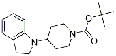 Tert-butyl 4-indolin-1-ylpiperidine-1-carboxylateStructure,400828-91-3Structure Tert-butyl 4-indolin-1-ylpiperidine-1-carboxylate Structure,400828-91-3Structure