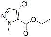 1H-pyrazole-5-carboxylicacid,4-chloro-1-methyl-,ethylester(9ci)Structure,400877-55-6Structure 1H-pyrazole-5-carboxylicacid,4-chloro-1-methyl-,ethylester(9ci) Structure,400877-55-6Structure