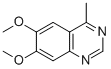 6,7-Dimethoxy-4-methylquinazolineStructure,4015-31-0Structure 6,7-Dimethoxy-4-methylquinazoline Structure,4015-31-0Structure