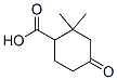 Cyclohexanecarboxylic acid, 2,2-dimethyl-4-oxo-Structure,4029-26-9Structure Cyclohexanecarboxylic acid, 2,2-dimethyl-4-oxo- Structure,4029-26-9Structure