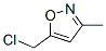 5-(Chloromethyl)-3-methylisoxazoleStructure,40340-41-8Structure 5-(Chloromethyl)-3-methylisoxazole Structure,40340-41-8Structure