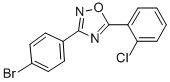 3-(4-Bromophenyl)-5-(2-chlorophenyl)-1,2,4-oxadiazoleStructure,404900-69-2Structure 3-(4-Bromophenyl)-5-(2-chlorophenyl)-1,2,4-oxadiazole Structure,404900-69-2Structure
