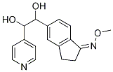 5-(1,2-Dihydroxy-2-(pyridin-4-yl)ethyl)-2,3-dihydro-1h-inden-1-oneo-methyloximeStructure,405554-64-5Structure 5-(1,2-Dihydroxy-2-(pyridin-4-yl)ethyl)-2,3-dihydro-1h-inden-1-oneo-methyloxime Structure,405554-64-5Structure