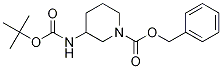Benzyl 3-(tert-butoxycarbonylamino)piperidine-1-carboxylateStructure,406213-47-6Structure Benzyl 3-(tert-butoxycarbonylamino)piperidine-1-carboxylate Structure,406213-47-6Structure