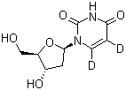 2’-Deoxyuridine-5,6-d2Structure,40632-23-3Structure 2’-Deoxyuridine-5,6-d2 Structure,40632-23-3Structure