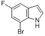 7-Bromo-5-fluoroindoleStructure,408355-23-7Structure 7-Bromo-5-fluoroindole Structure,408355-23-7Structure