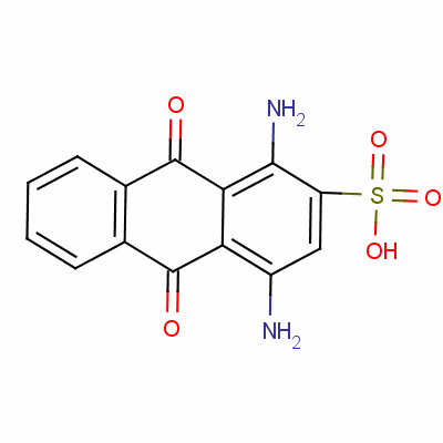 1,4-Diamino-9,10-dihydro-9,10-dioxoanthracene-2-sulphonic acidStructure,4095-85-6Structure 1,4-Diamino-9,10-dihydro-9,10-dioxoanthracene-2-sulphonic acid Structure,4095-85-6Structure