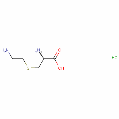 S-(2-氨基乙基)-L-半胱胺酸鹽酸鹽結(jié)構(gòu)式_4099-35-8結(jié)構(gòu)式