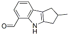(9ci)-1,2,3,4-四氫-2-甲基-環(huán)戊并[b]吲哚-5-羧醛結(jié)構(gòu)式_420802-68-2結(jié)構(gòu)式