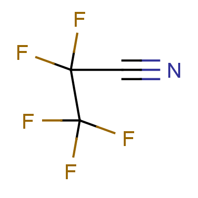 PentafluoropropionitrileStructure,422-04-8Structure Pentafluoropropionitrile Structure,422-04-8Structure