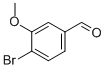 4-Bromo-3-methoxybenzaldehydeStructure,43192-34-3Structure 4-Bromo-3-methoxybenzaldehyde Structure,43192-34-3Structure