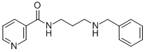 N-(3-芐基氨基丙基)-煙酰胺結構式_435345-20-3結構式