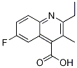 2-Ethyl-6-fluoro-3-methylquinoline-4-carboxylicacidStructure,436096-49-0Structure 2-Ethyl-6-fluoro-3-methylquinoline-4-carboxylicacid Structure,436096-49-0Structure