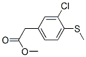 (3-Chloro-4-methylsulfanylphenyl)acetic acid methyl esterStructure,436141-65-0Structure (3-Chloro-4-methylsulfanylphenyl)acetic acid methyl ester Structure,436141-65-0Structure