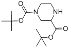 N-4-boc-2-哌嗪羧酸叔丁酯結構式_438631-75-5結構式