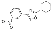 5-環(huán)己基-3-(3-硝基苯基)-1,2,4-噁二唑結(jié)構(gòu)式_442571-86-0結(jié)構(gòu)式