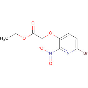 Ethyl 2-(6-bromo-2-nitropyridin-3-yloxy)acetateStructure,443956-09-0Structure Ethyl 2-(6-bromo-2-nitropyridin-3-yloxy)acetate Structure,443956-09-0Structure