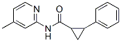 (9ci)-n-(4-甲基-2-吡啶)-2-苯基-環(huán)丙烷羧酰胺結(jié)構(gòu)式_445249-84-3結(jié)構(gòu)式